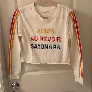 Tillys Full Tilt cropped long sleeve t-shirt